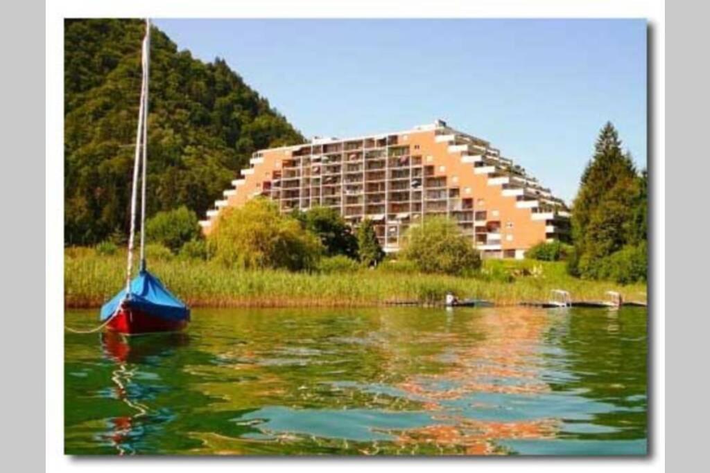 Seewohnung Ossiachersee Atemberaubendes Panorama Villach Exterior foto